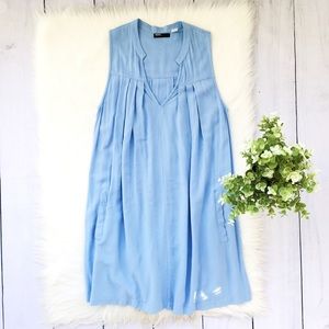 UO, BDG Light Blue V Neck Sleeveless Dress 261